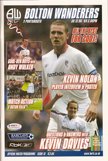 Bolton Wanderers FC v Portsmouth FC